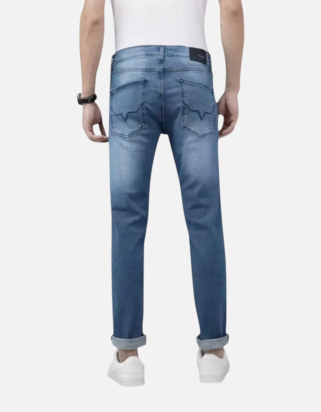 Pepe Jeans Mens Denim Jeans Slim Fit Casual Trousers
