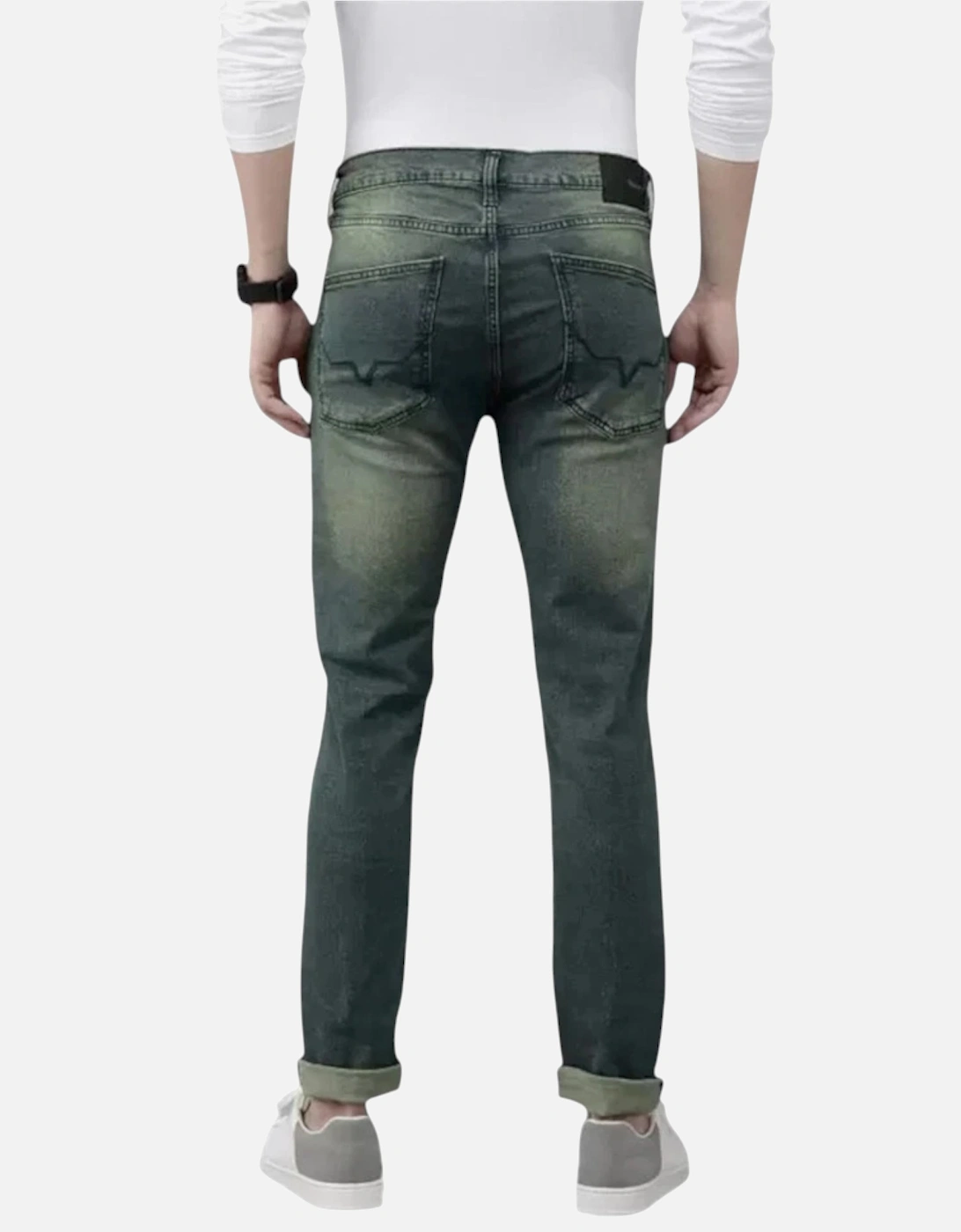 Pepe Jeans Mens Denim Jeans Slim Fit Casual Trousers