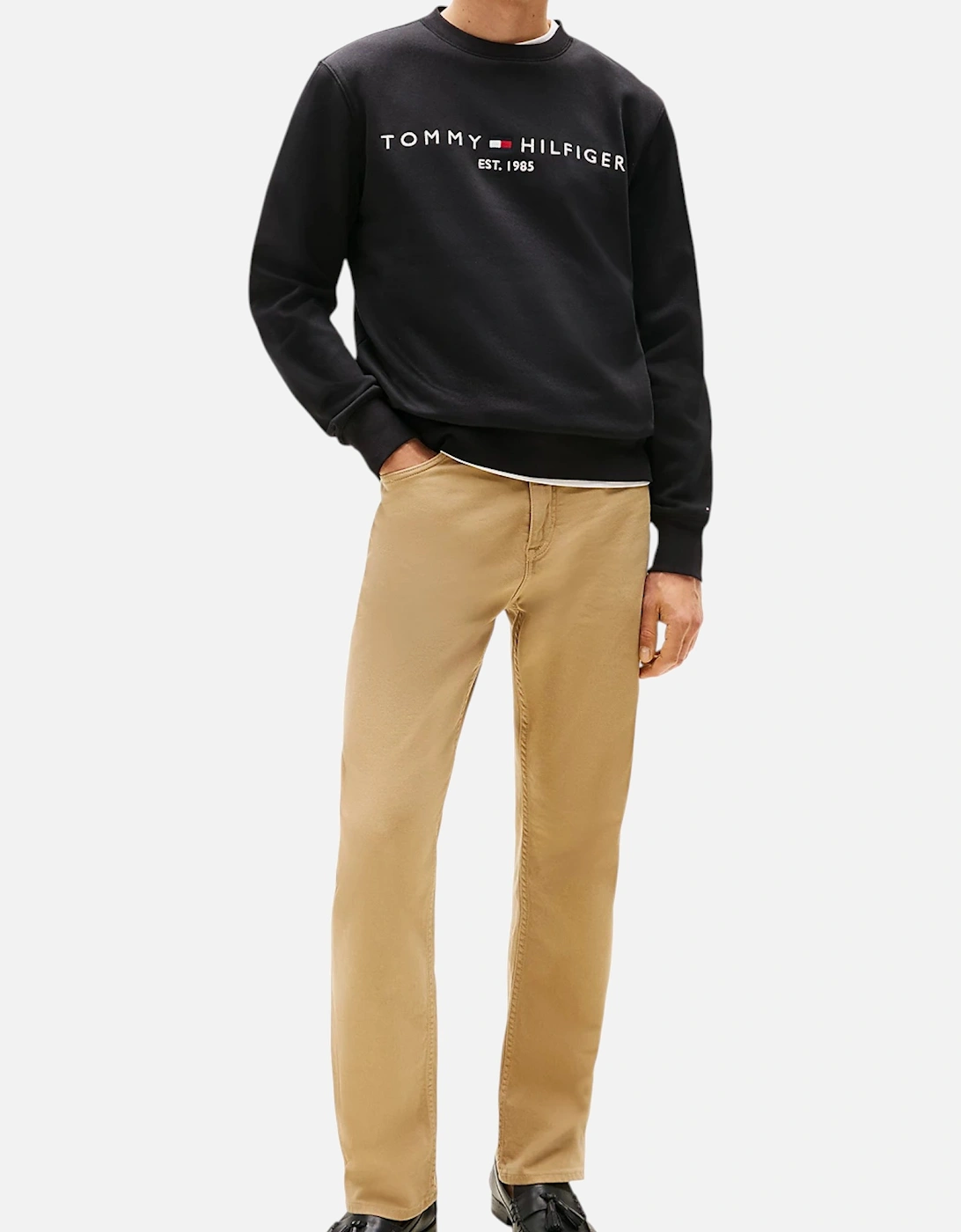 Mens Fleece Sweatshirt Embroidered Logo Jumper
