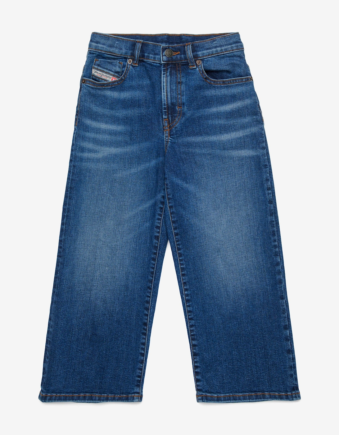 Girl's Diesel Girls Wide Leg Jeans in Blue - Size: 12 years