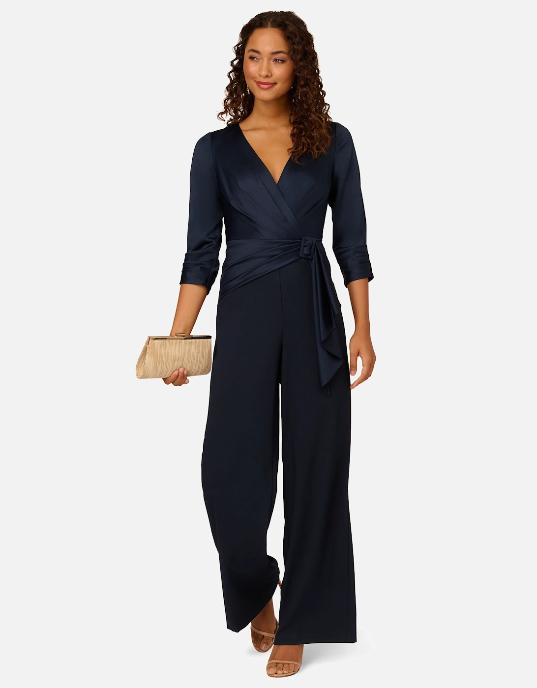 Satin Crepe Jumpsuit, 2 of 1