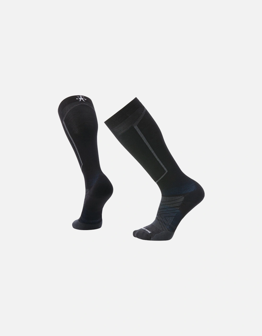 Men's Smartwool Mens Ski Targeted Cushion OTC Ski Socks - Black - Size: XL