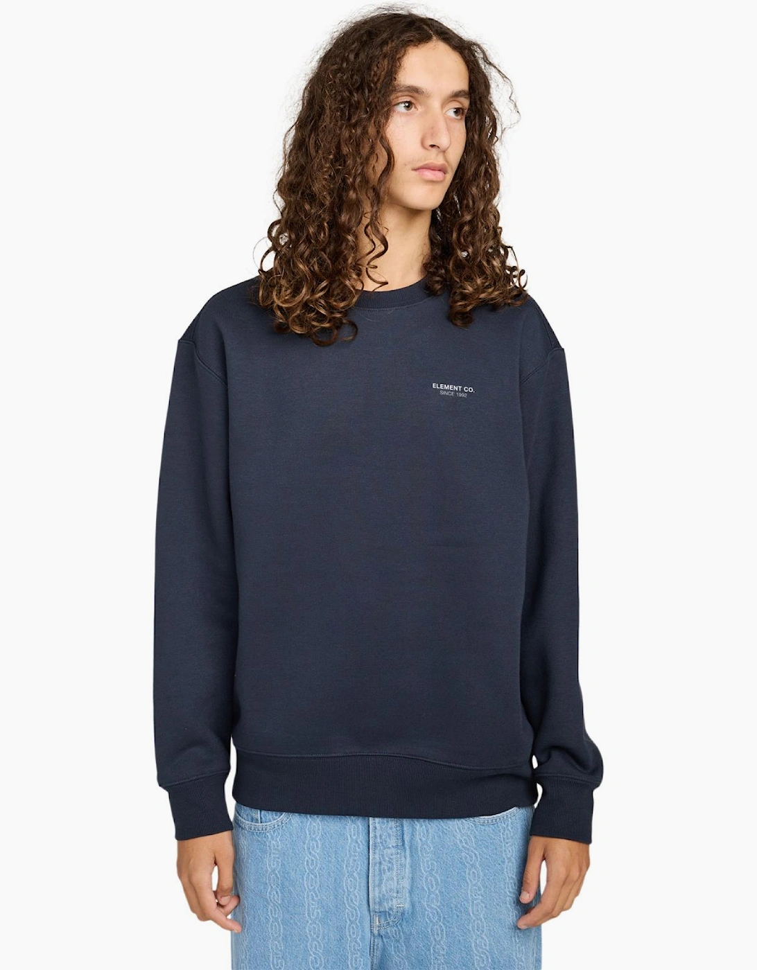 Element Men's Element Mens Element Co Crew Neck Sweatshirt - Navy