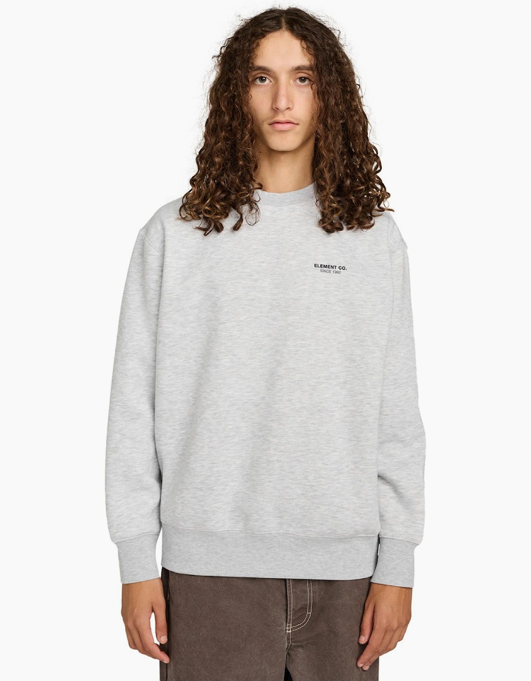 Element Men's Element Mens Element Co Crew Neck Sweatshirt - Grey