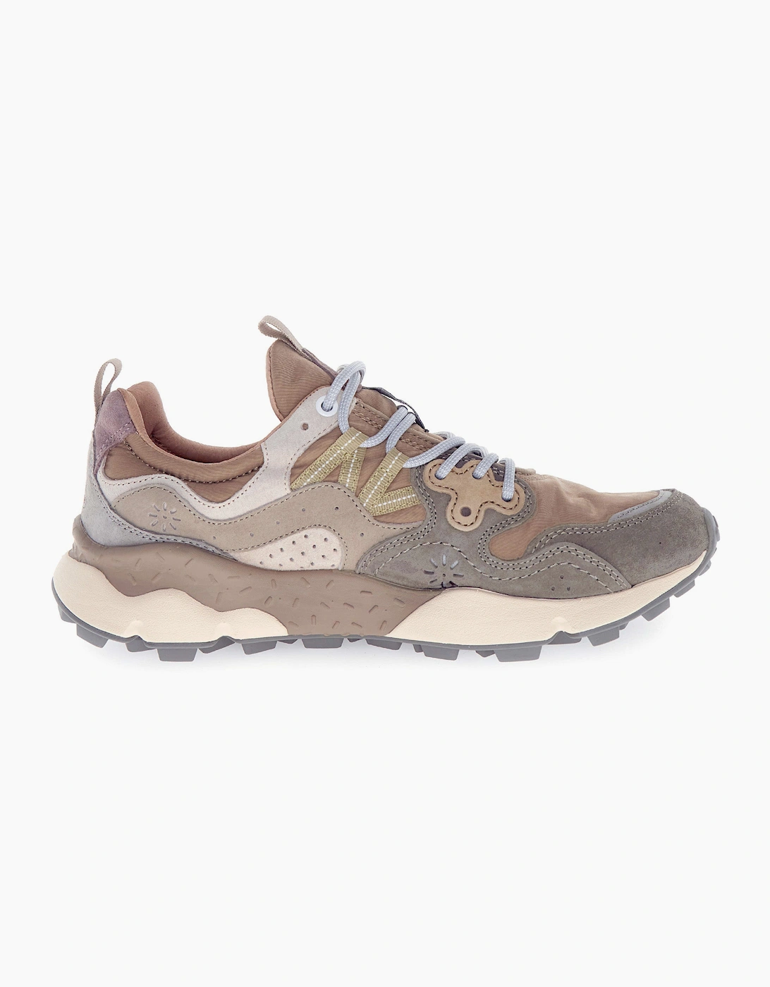Flower Mountain Men's Tan Yamano 3 Trainers  7 Eu Size 41