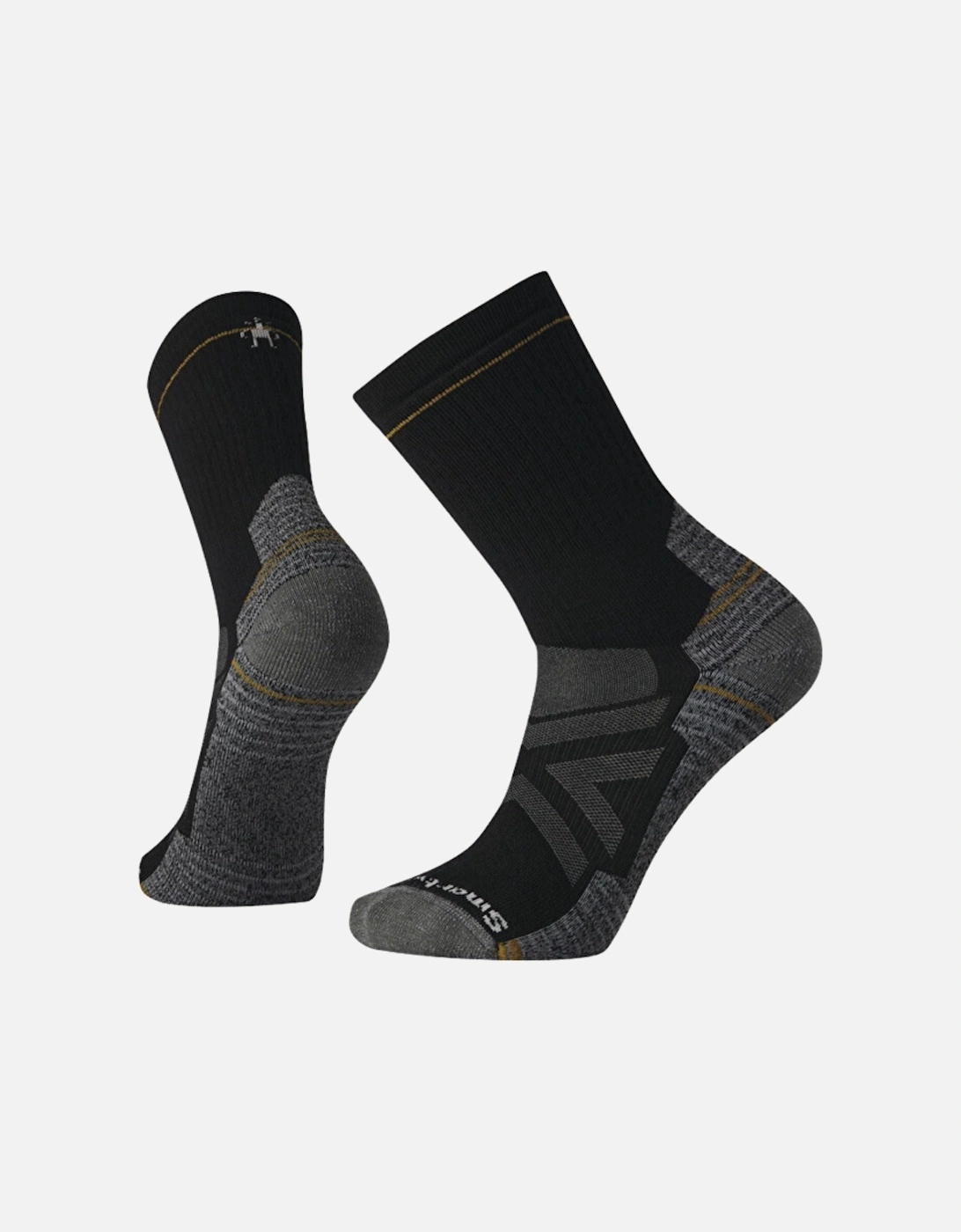 Mens Hike Full Cushion Walking Crew Socks, 2 of 1