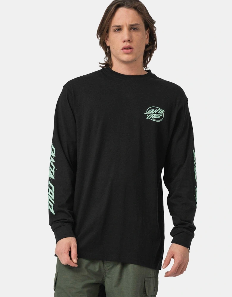 Mens Cyber Dot Long Sleeve T-Shirt