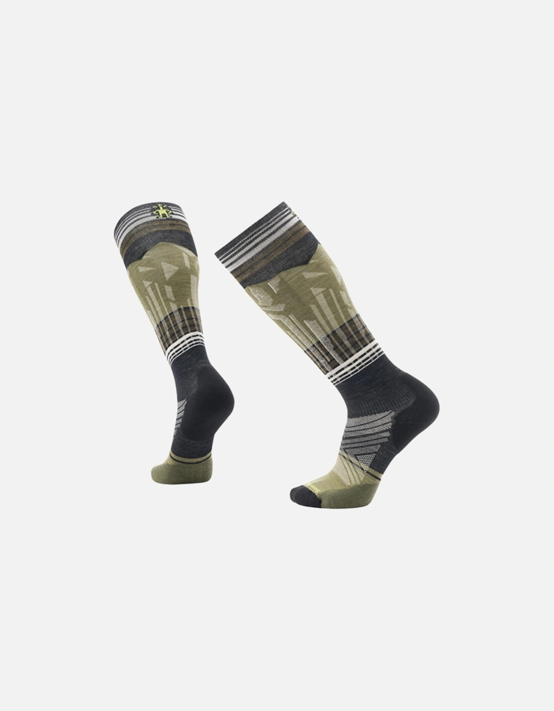 Mens Ski Targeted Cushion Summit Shot OTC Ski Socks, 2 of 1