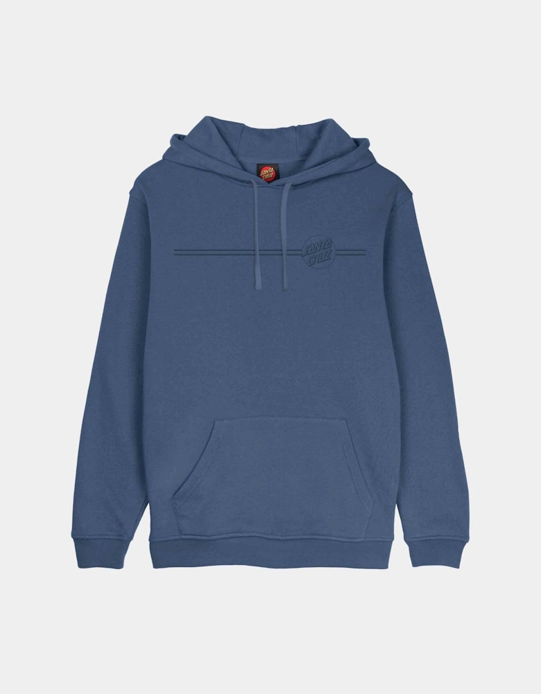 Mens Tonal Opus Dot Stripe Hoodie