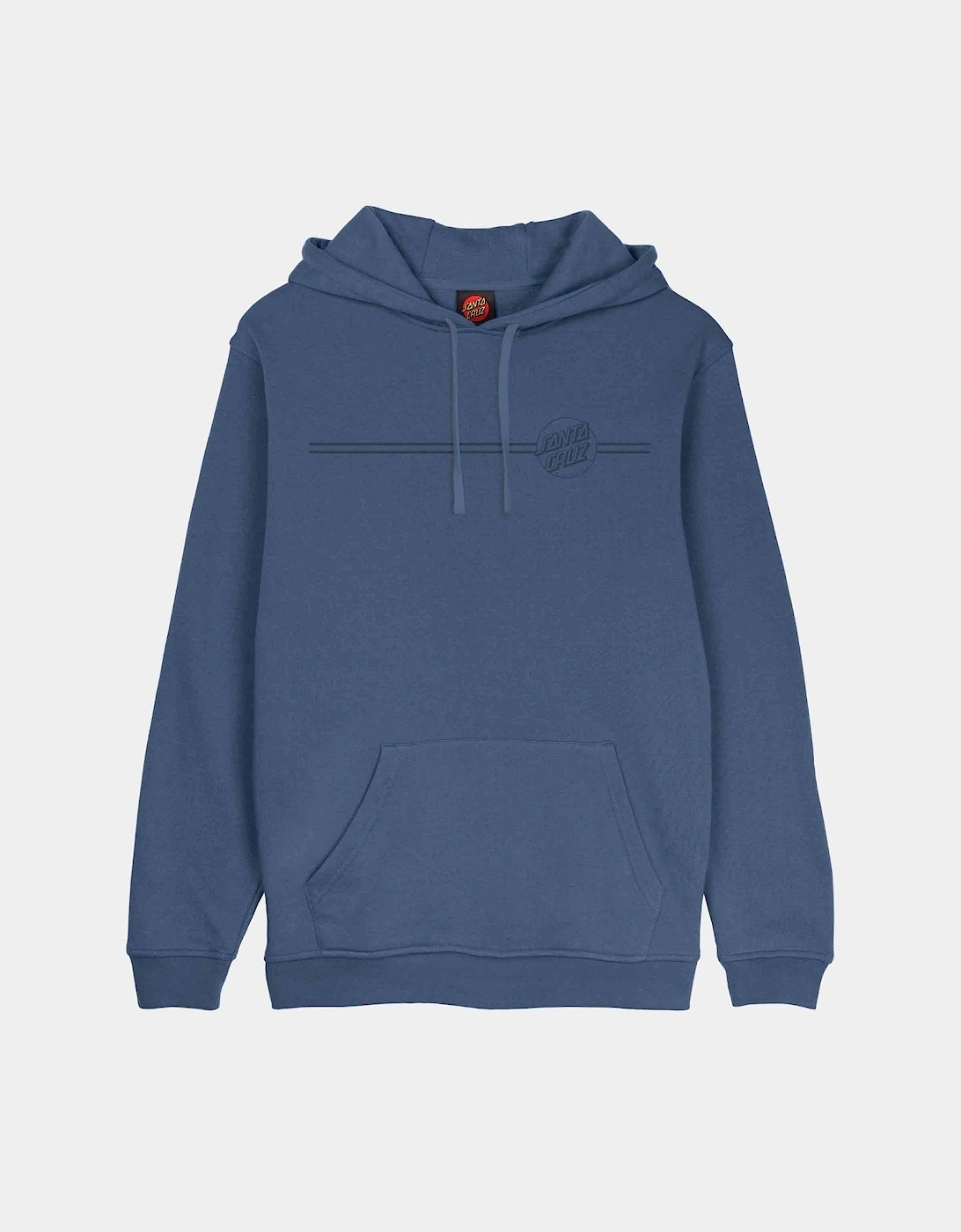 Mens Tonal Opus Dot Stripe Hoodie, 2 of 1