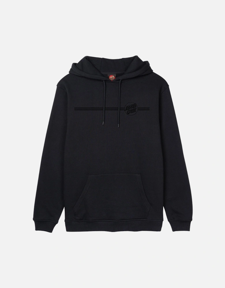 Mens Tonal Opus Dot Stripe Hoodie