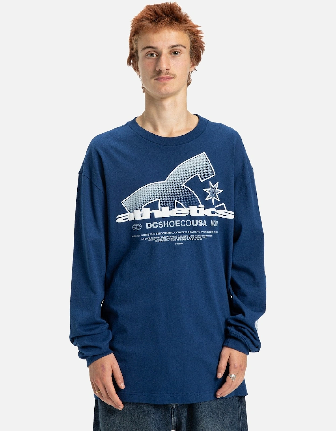Mens Slathletic Graphic Logo Long Sleeve T-Shirt, 2 of 1