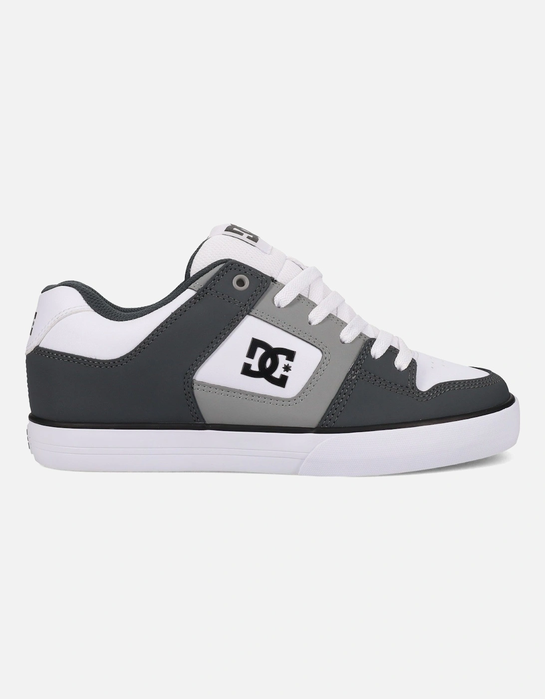 Mens Pure Leather Trainers - Black/Grey/Red, 2 of 1