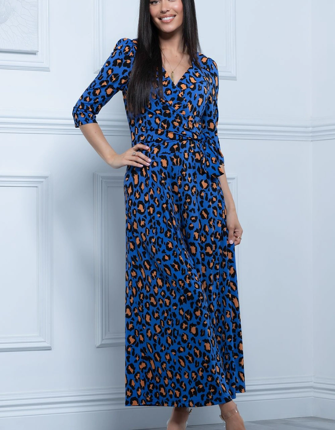 Melissa Print Shirt Jumpsuit, 2 of 1