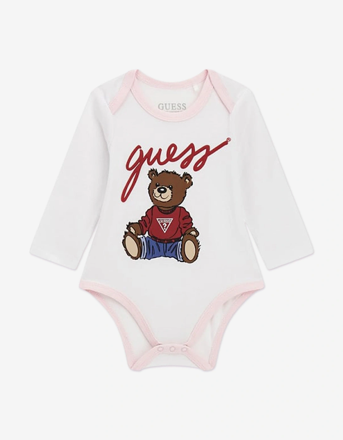 Baby Girls Teddy Bear Tracksuit Set in Pink