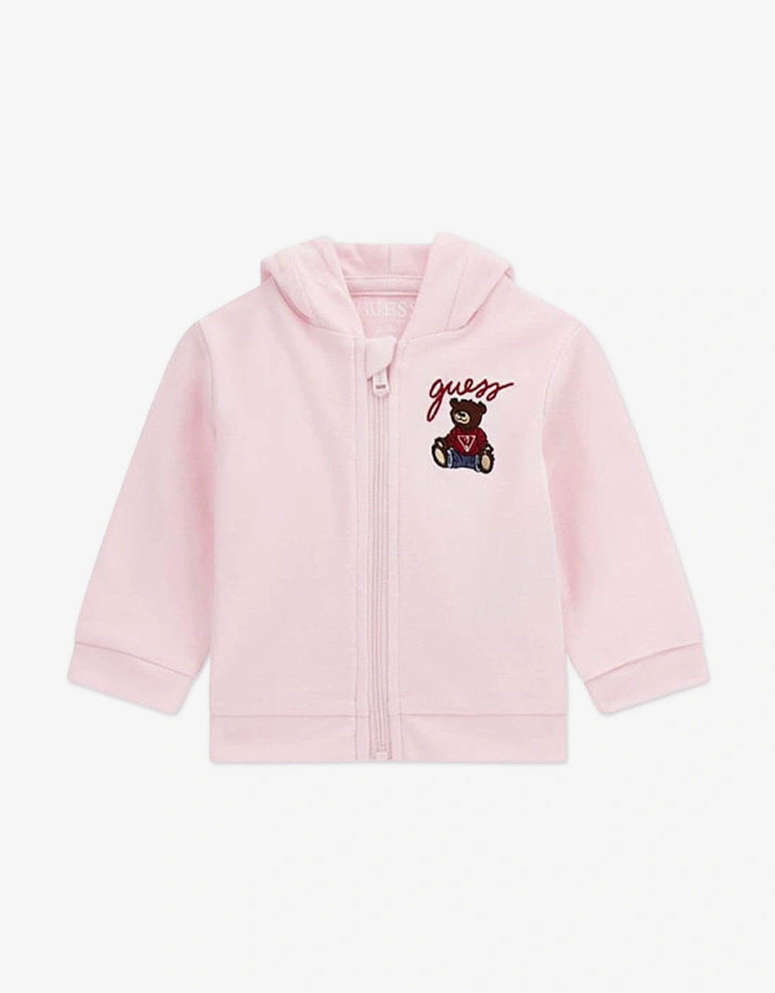 Baby Girls Teddy Bear Tracksuit Set in Pink