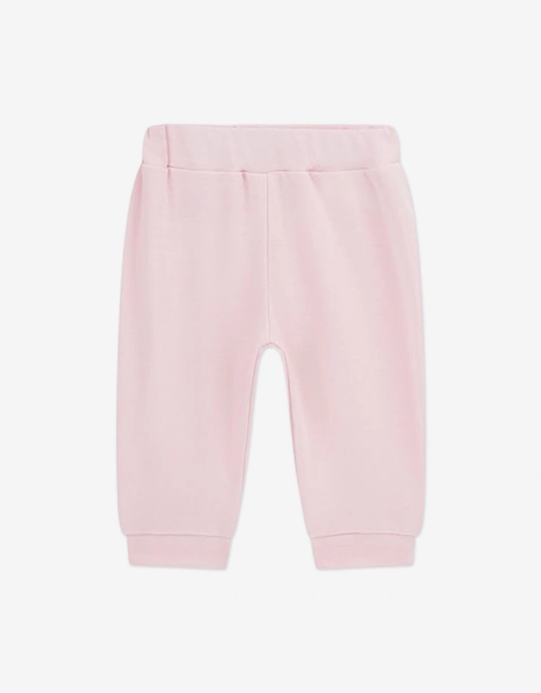 Baby Girls Teddy Bear Tracksuit Set in Pink