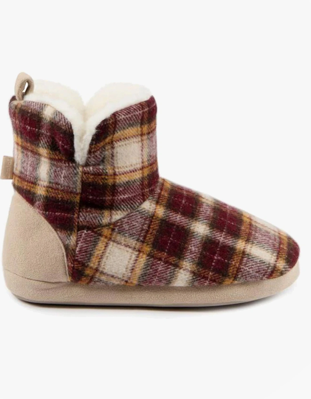Toasties TARTAN Womens Bootie Slippers Multi, 8 of 7