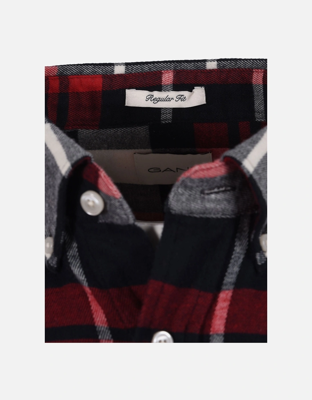 Flannel Check Shirt Ruby Red