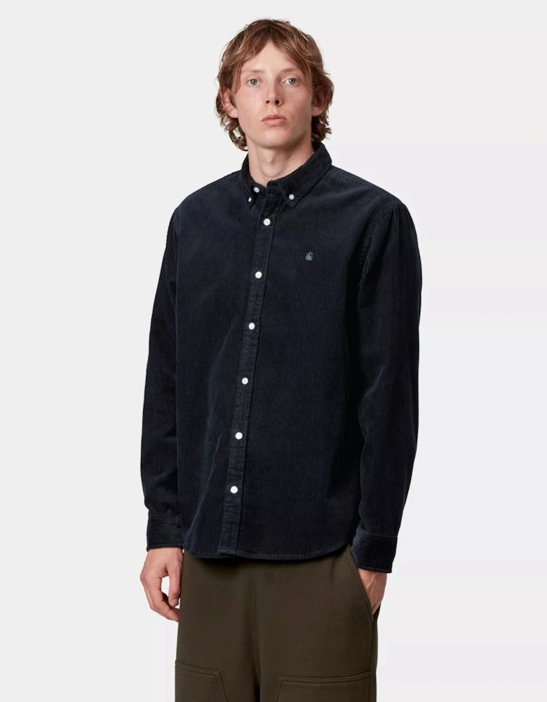 Carhartt Madison Cord Shirt Dark Navy