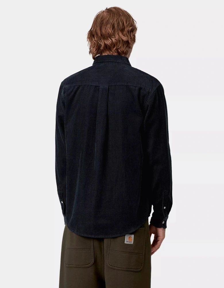 Carhartt Madison Cord Shirt Dark Navy