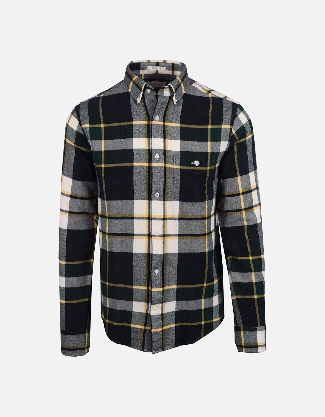 Flannel Check Shirt Tartan Green, 5 of 4