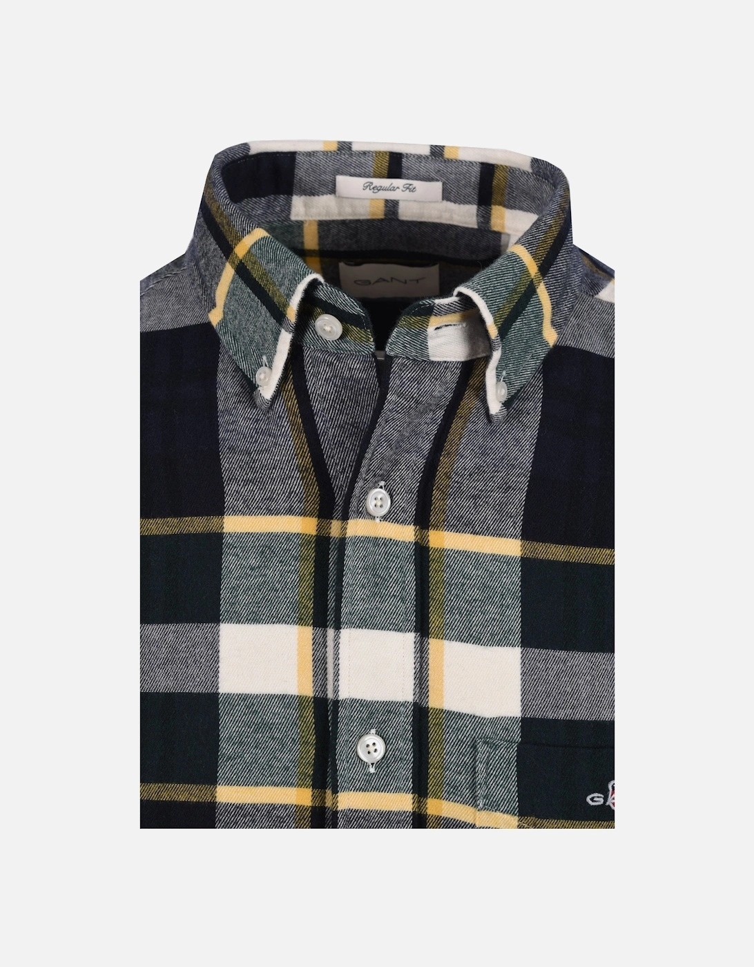 Flannel Check Shirt Tartan Green