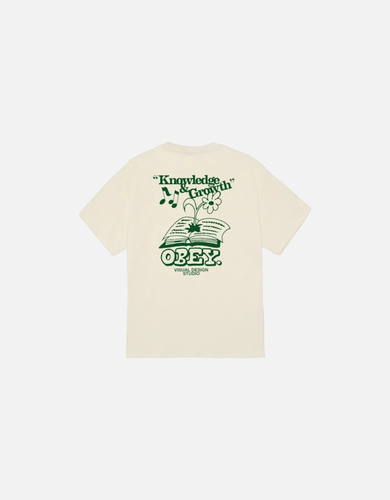 Knowledge and Growth T-Shirt - Cream