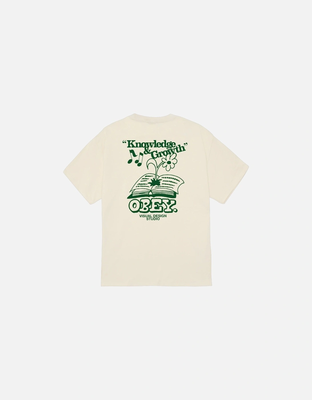 Knowledge and Growth T-Shirt - Cream, 3 of 2