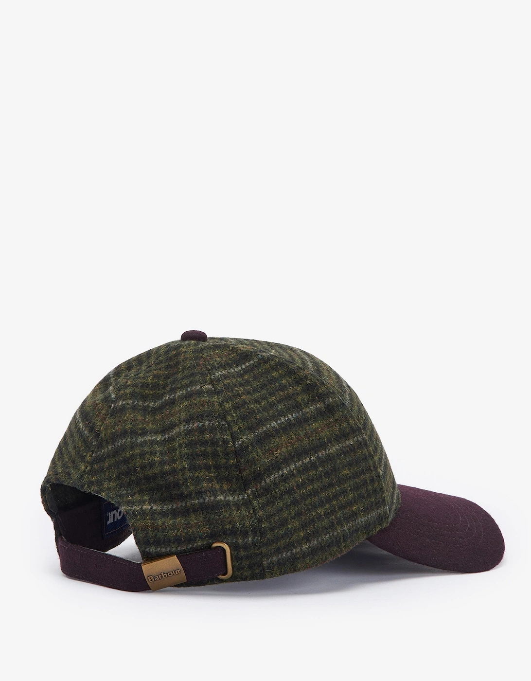 Clyde Mens Cap - Brown/Olive Plaid