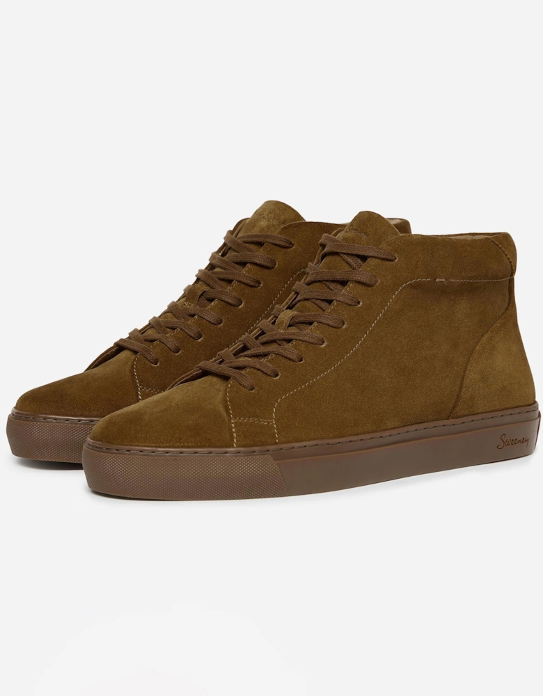 Laxey Mens Suede Hi-Tops - Tan