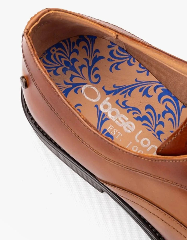 London LAPEL Mens Shoes Tan