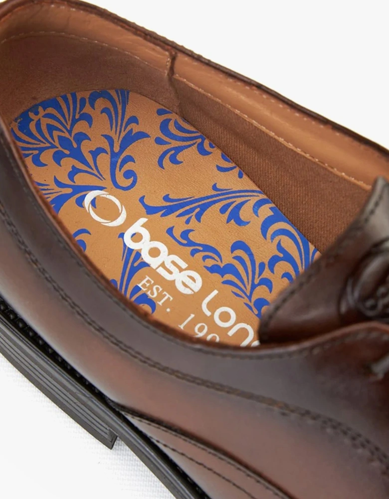 London LAPEL Mens Shoes Brown