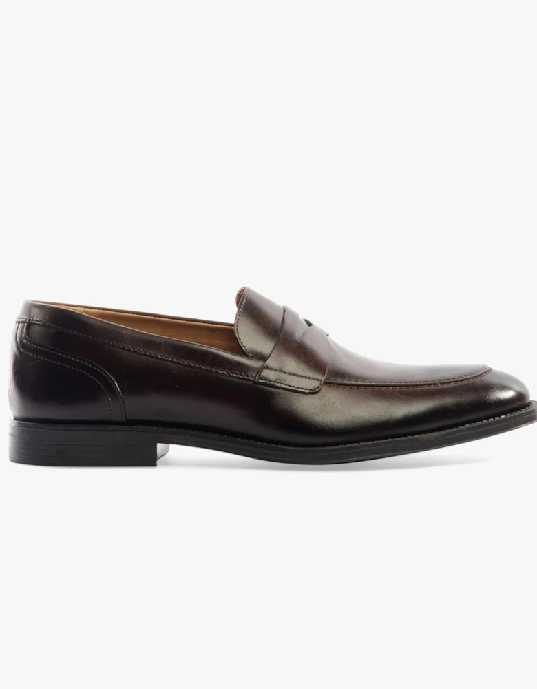 London KENNEDY Mens Shoes Dark Brown