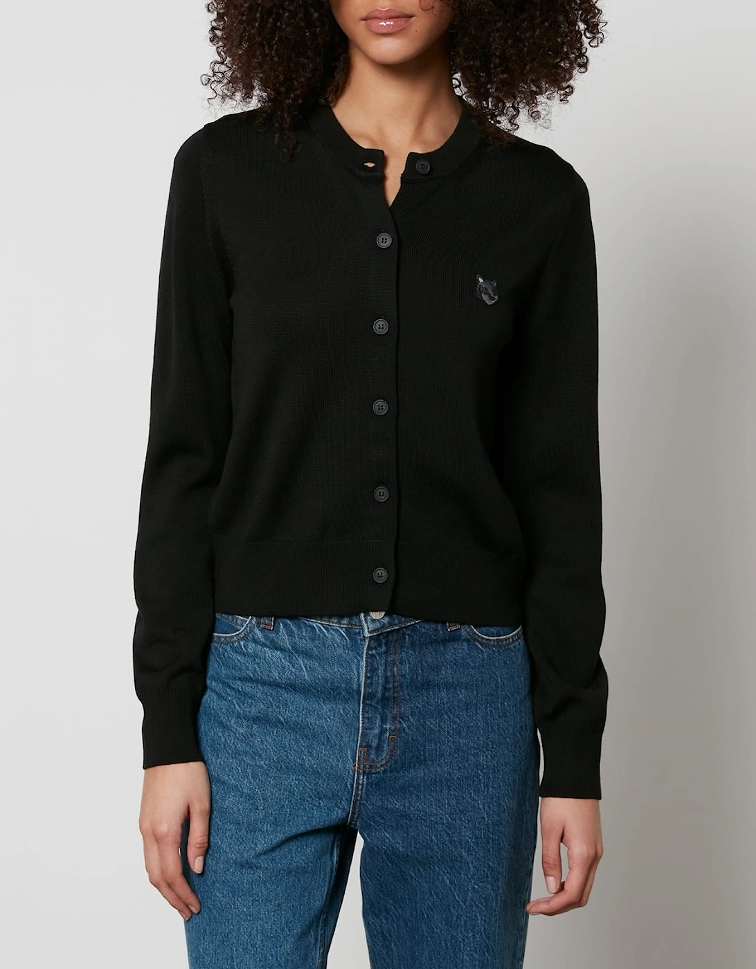 Bold Fox Head Patch Regular Cardigan, 5 of 4