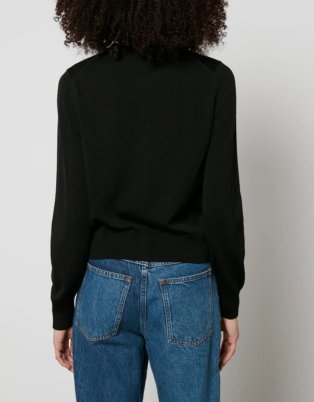 Bold Fox Head Patch Regular Cardigan