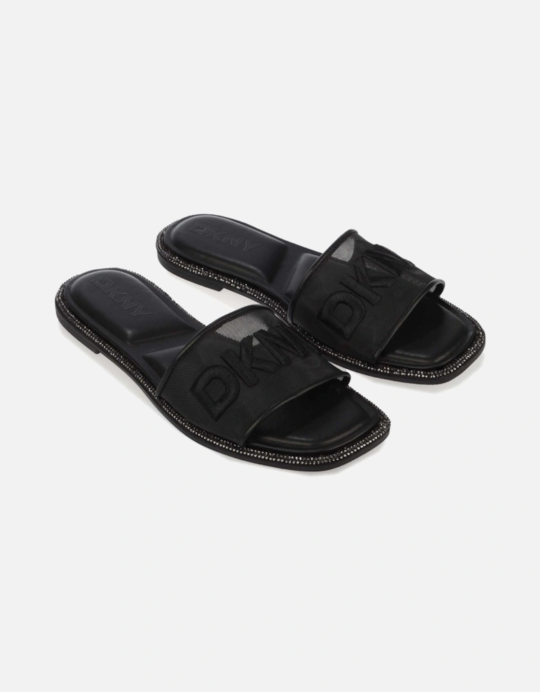 Badin Logo Flat Sandals