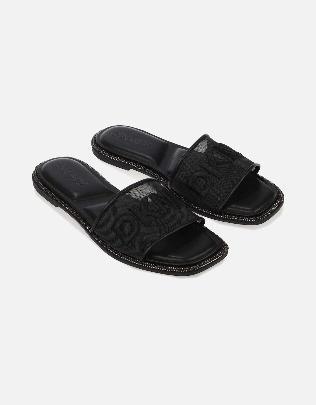 Badin Logo Flat Sandals, 6 of 5