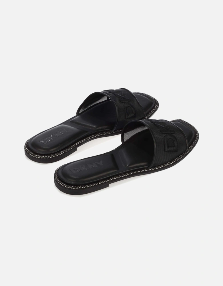 Badin Logo Flat Sandals