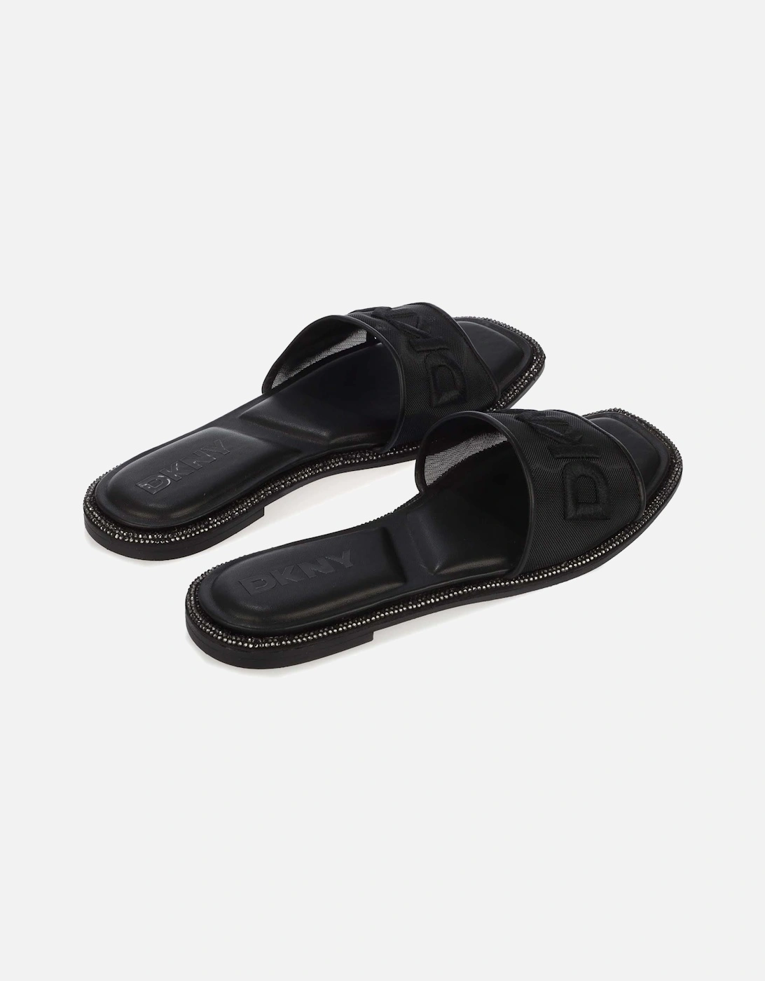 Badin Logo Flat Sandals