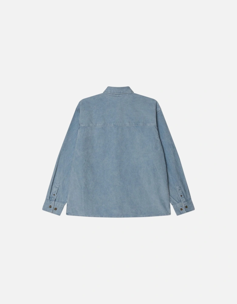 Buckley Corudroy Woven Jacket - Blue Fog Faded