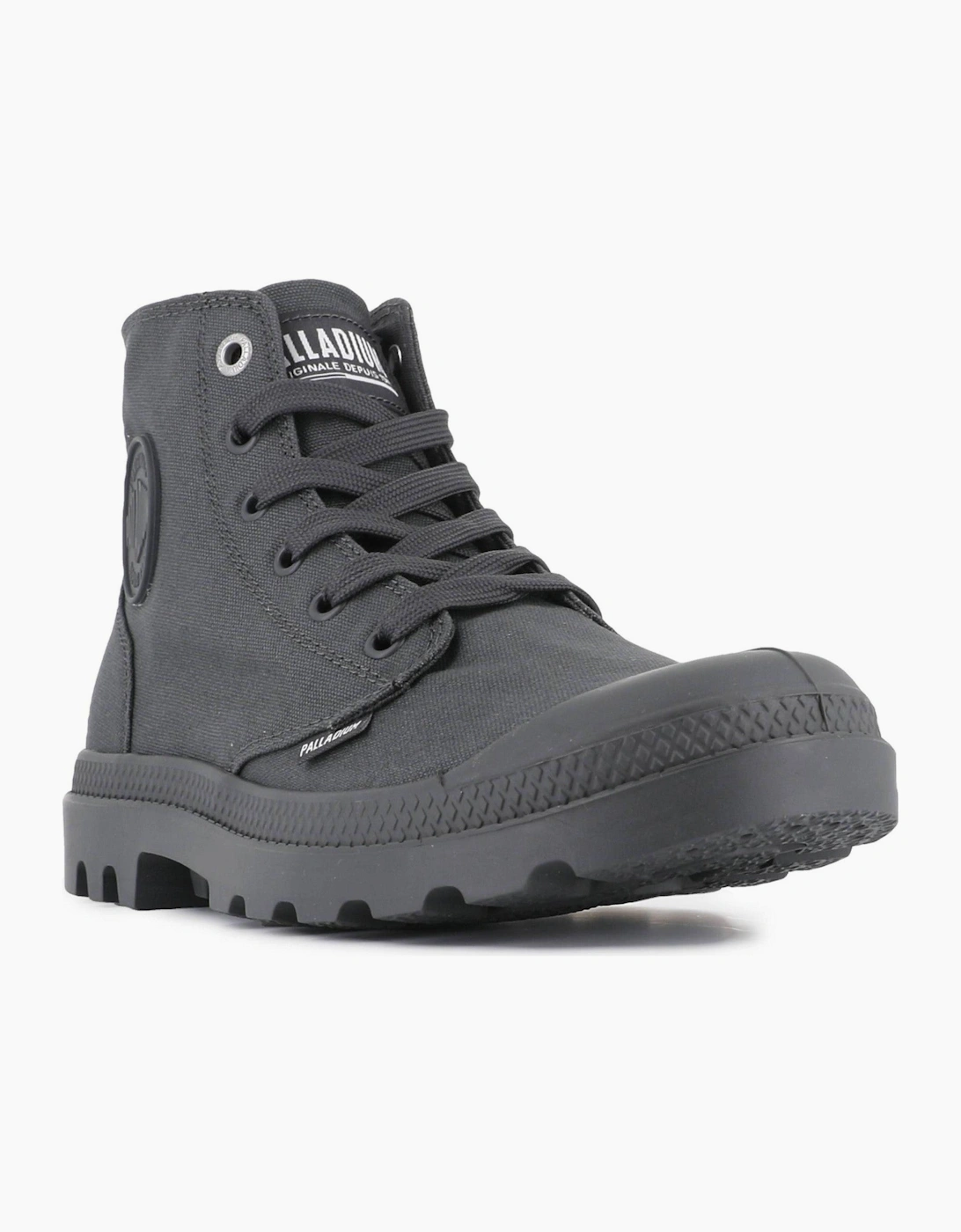 Palladium Women's Palladium Unisex Mono Chrome Hi Top Vegan Canvas Boots - Grey