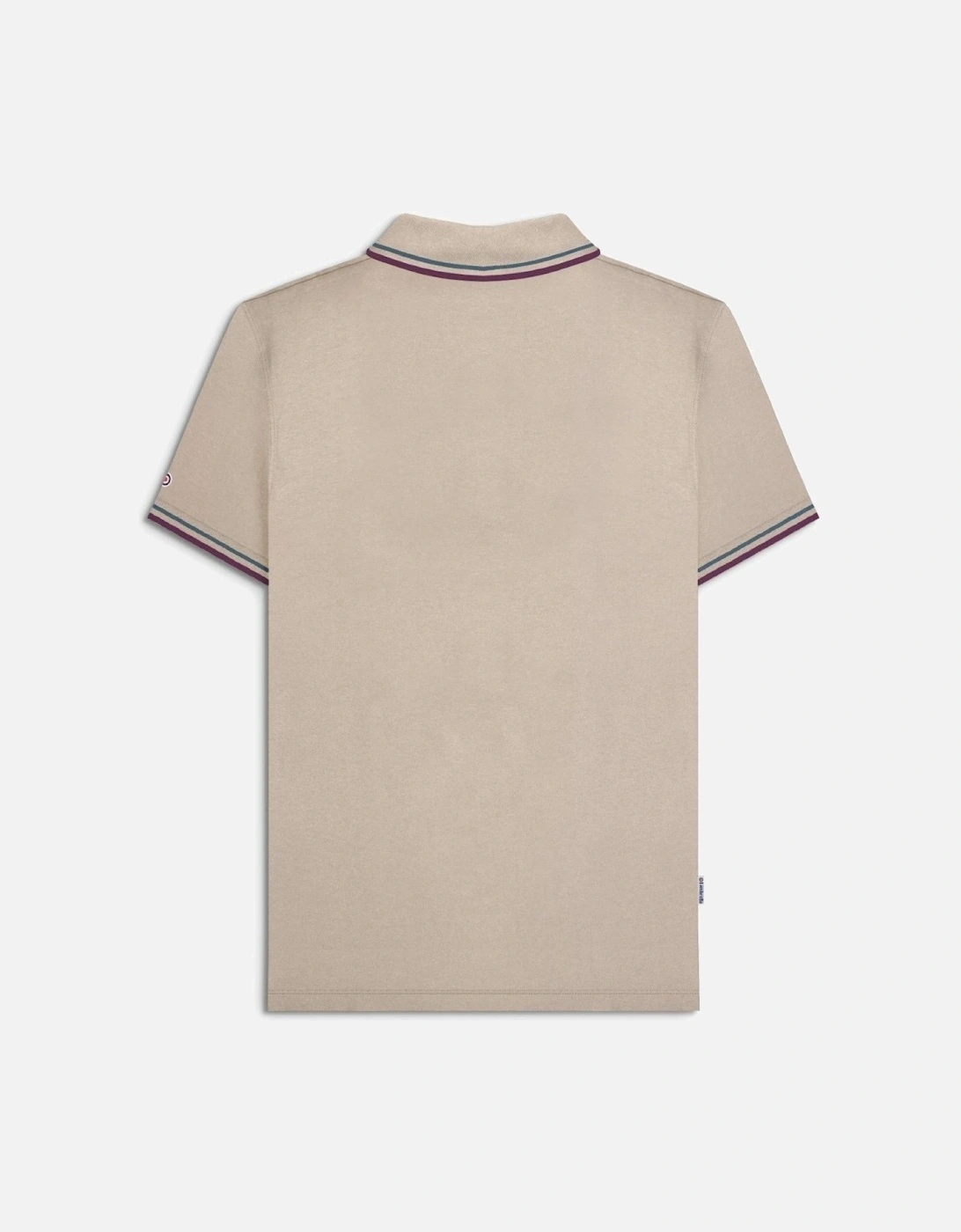 Mens Twin Tipped Retro Polo Shirt