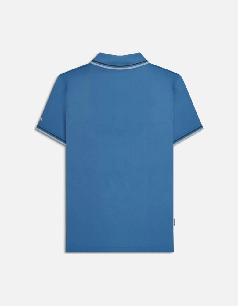 Mens Twin Tipped Retro Polo Shirt