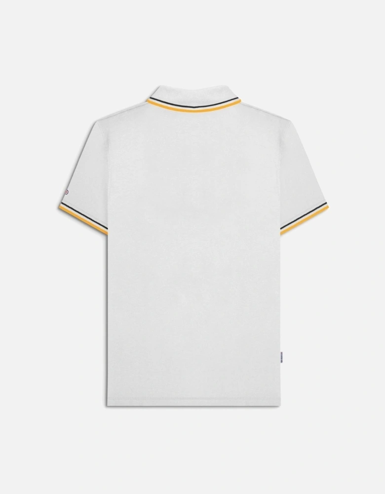 Mens Twin Tipped Retro Polo Shirt