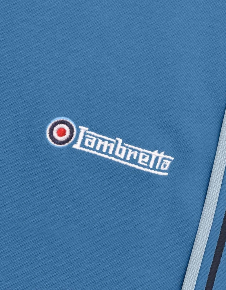 Mens Twin Tipped Retro Polo Shirt