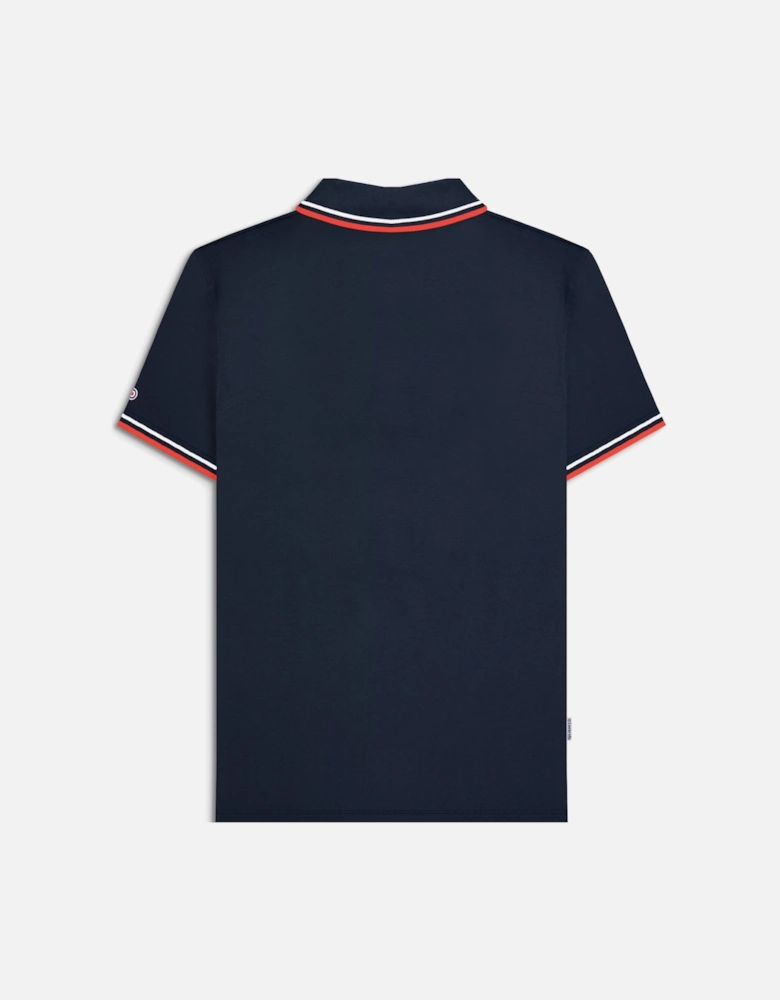 Mens Twin Tipped Retro Polo Shirt