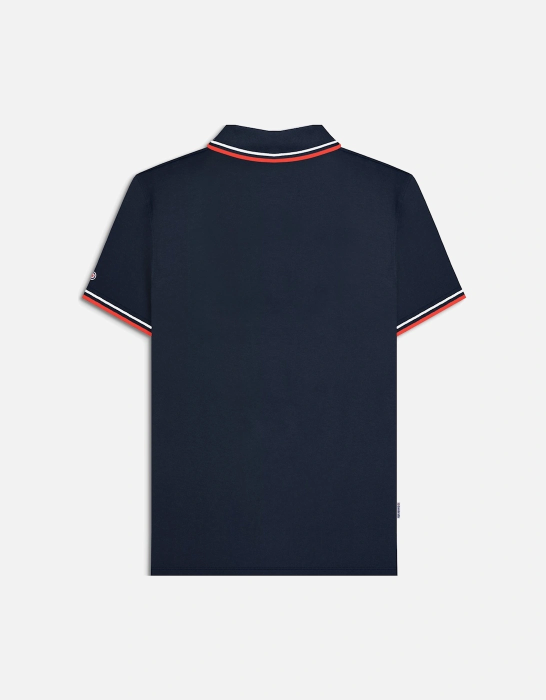 Mens Twin Tipped Retro Polo Shirt