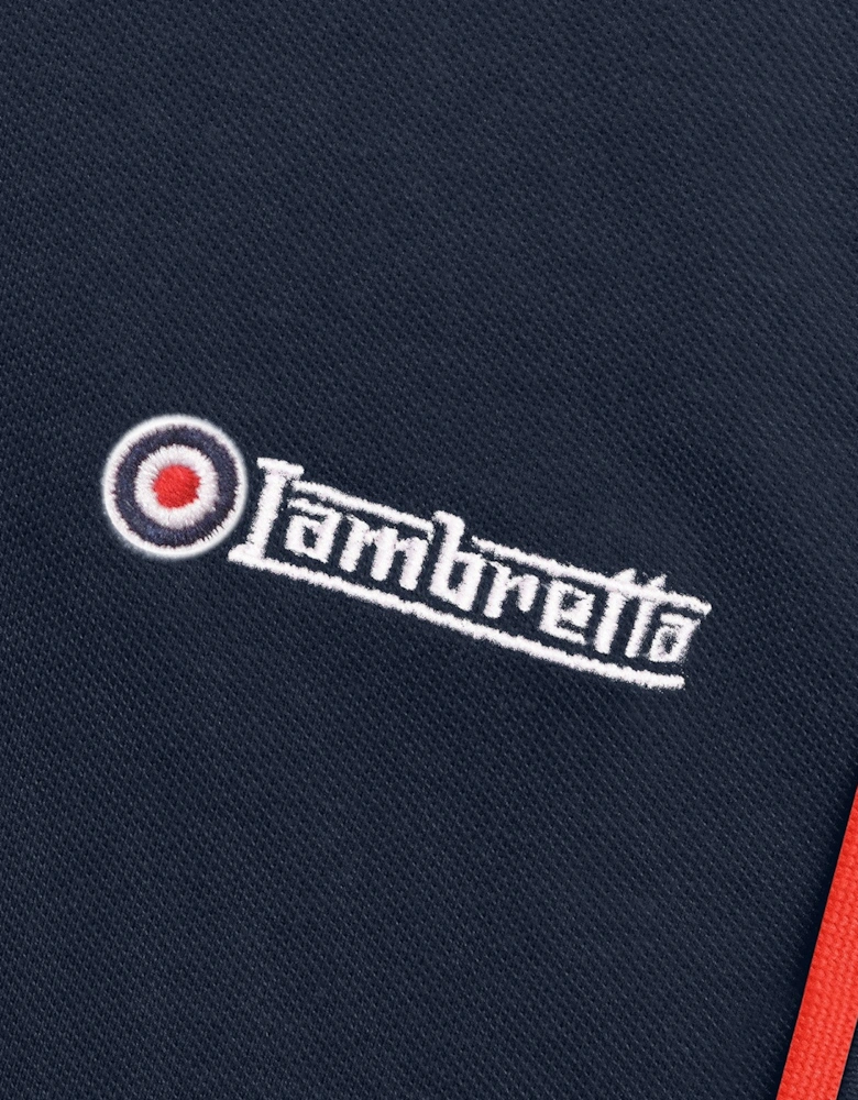 Mens Twin Tipped Retro Polo Shirt