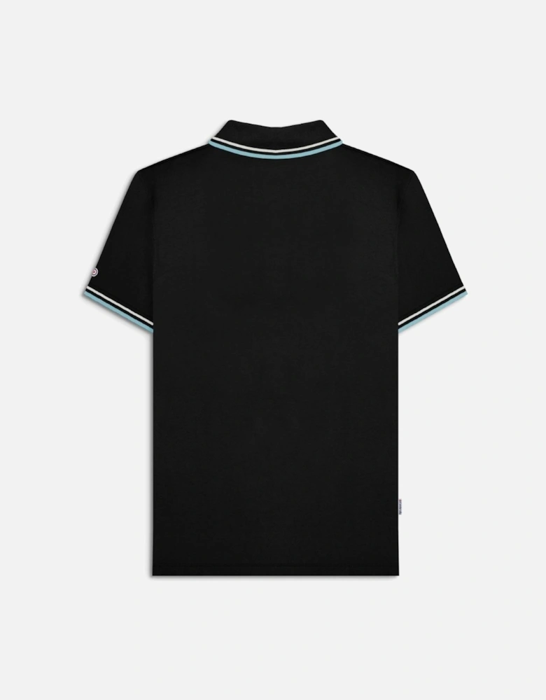 Mens Twin Tipped Retro Polo Shirt
